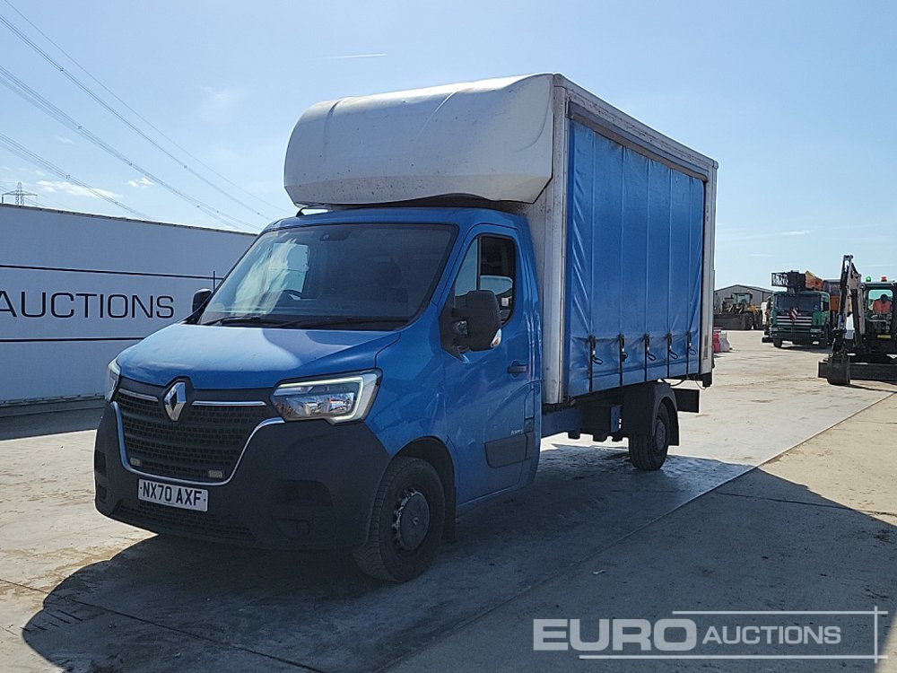 Renault 6 Speed Luton Curtain Sider Van, Cruise Control, Bluetooth, A/C - Koffer Transporter: das Bild 1 Renault 6 Speed Luton Curtain Sider Van, Cruise Control, Bluetooth, A/C - Koffer Transporter: das Bild 1