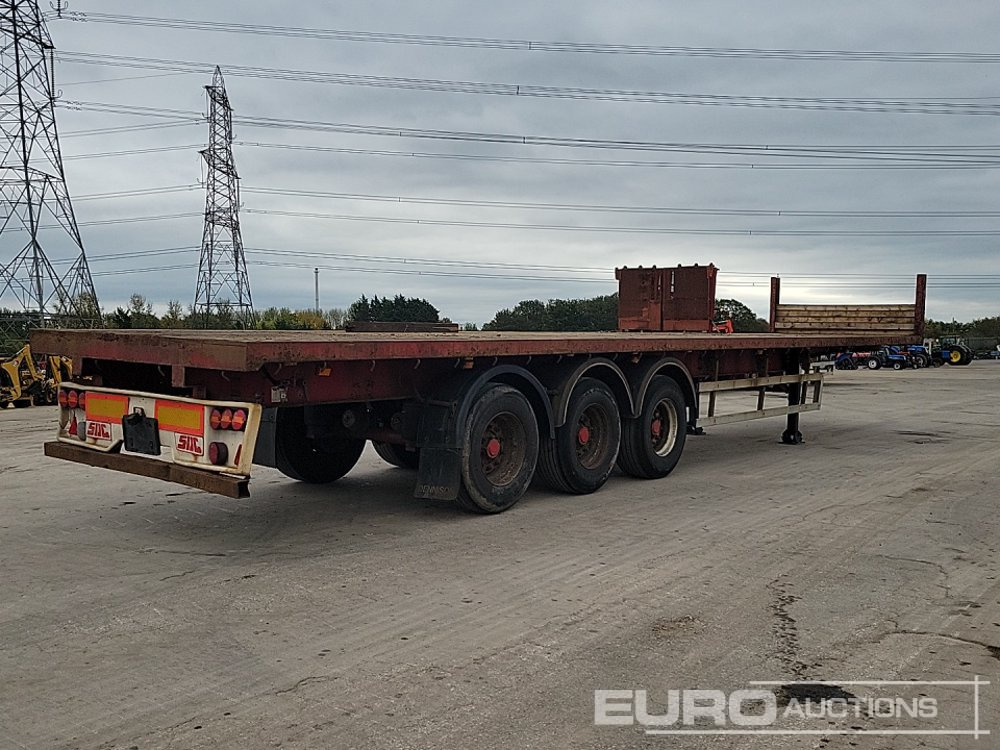 SDC Trailer Tri Axle Flatbed Trailer - Pritschenauflieger/ Plattformauflieger: das Bild 5 SDC Trailer Tri Axle Flatbed Trailer - Pritschenauflieger/ Plattformauflieger: das Bild 5
