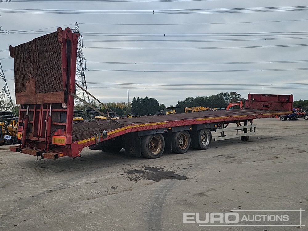 Tri Axle Low Loader Trailer, Winch, Hydraulic Ramp (Rar Axle Dragging) (Cannot Be Reconsigned) - Tieflader Auflieger: das Bild 5 Tri Axle Low Loader Trailer, Winch, Hydraulic Ramp (Rar Axle Dragging) (Cannot Be Reconsigned) - Tieflader Auflieger: das Bild 5