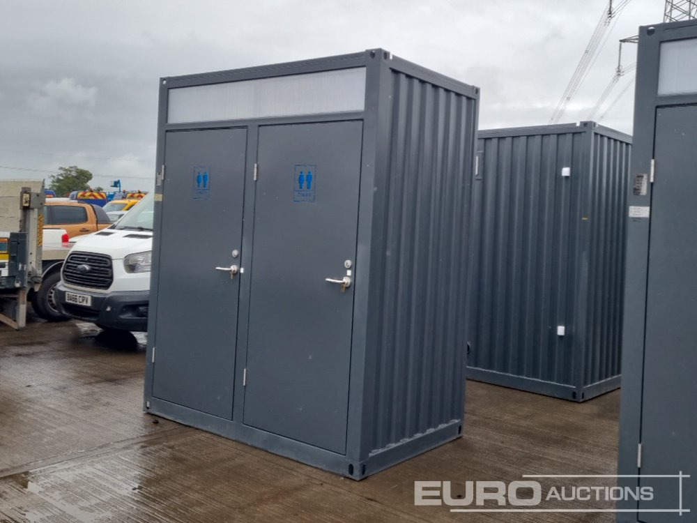 Unused 2025 1.3m x 2.2m Portable Double Toilet Block (Cannot Be Reconsigned) - Seecontainer: das Bild 1 Unused 2025 1.3m x 2.2m Portable Double Toilet Block (Cannot Be Reconsigned) - Seecontainer: das Bild 1