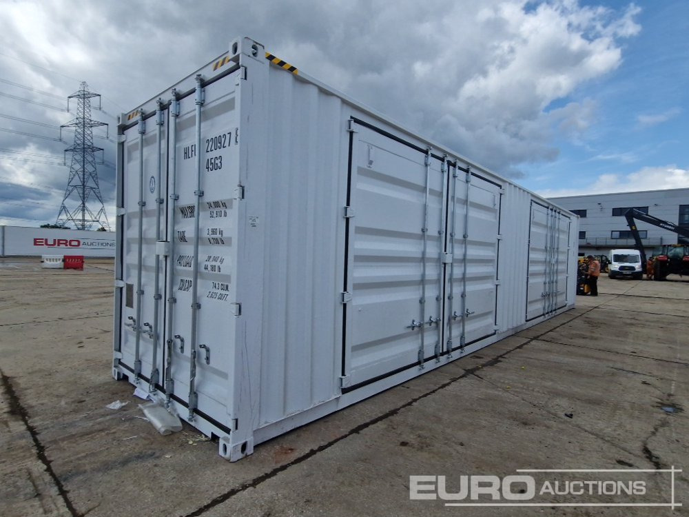 Unused 2025 40' x 8' High Cube Container, 2 Side Doors, 1 End Door (Cannot Be Reconsigned) - Seecontainer: das Bild 1 Unused 2025 40' x 8' High Cube Container, 2 Side Doors, 1 End Door (Cannot Be Reconsigned) - Seecontainer: das Bild 1