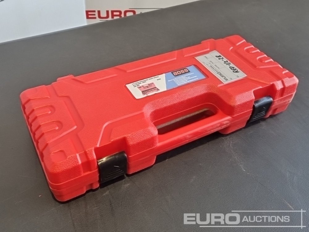 Unused 2025 Boss 1/2" 28pc Pneumatic Short Sleeve Socket Set, 3" Connecting Rod, 5" Connecting Rod Universal Joint, 10" Sliding Rod, 10" Bending Rod Adapter 3/4"-1/2" - Werkstattgerät: das Bild 1 Unused 2025 Boss 1/2" 28pc Pneumatic Short Sleeve Socket Set, 3" Connecting Rod, 5" Connecting Rod Universal Joint, 10" Sliding Rod, 10" Bending Rod Adapter 3/4"-1/2" - Werkstattgerät: das Bild 1