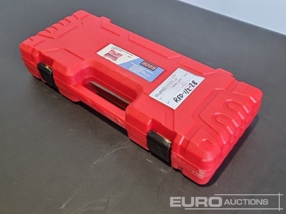 Unused 2025 Boss 1/2" 28pc Pneumatic Short Sleeve Socket Set, 3" Connecting Rod, 5" Connecting Rod Universal Joint, 10" Sliding Rod, 10" Bending Rod Adapter 3/4"-1/2" - Werkstattgerät: das Bild 3 Unused 2025 Boss 1/2" 28pc Pneumatic Short Sleeve Socket Set, 3" Connecting Rod, 5" Connecting Rod Universal Joint, 10" Sliding Rod, 10" Bending Rod Adapter 3/4"-1/2" - Werkstattgerät: das Bild 3