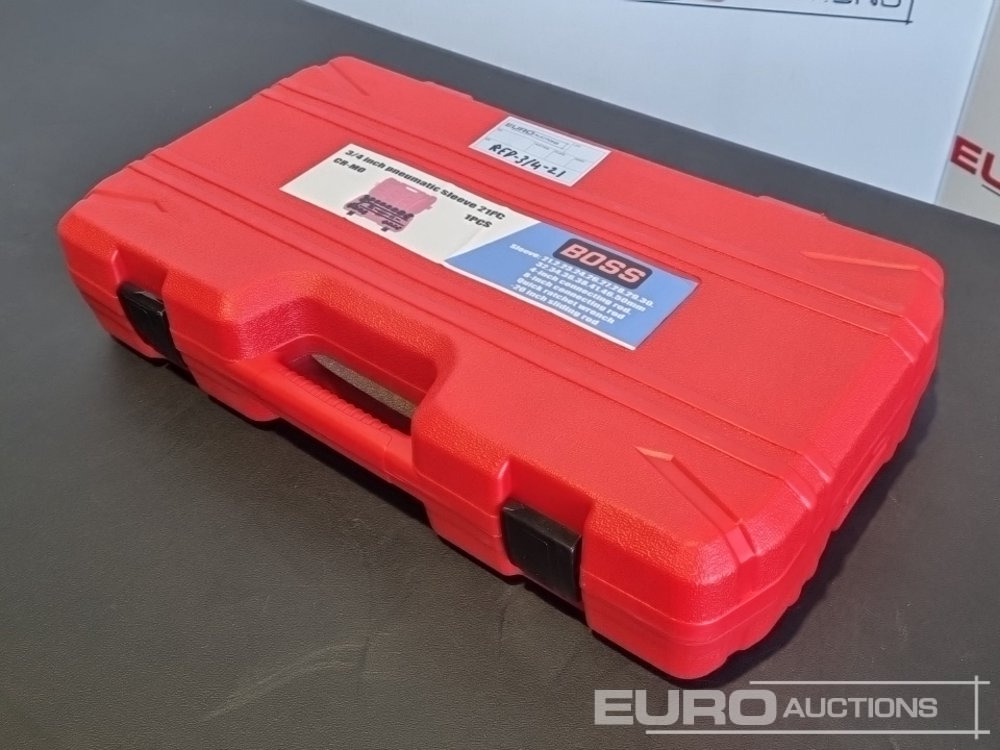 Unused 2025 Boss 3/4" 21pc Heavy Duty Pneumatic Socket Set, 4" Connecting Rod, 8" Connecting Rod, Quick Ratchet Wrench, 20" Sliding Rod - Werkstattgerät: das Bild 3 Unused 2025 Boss 3/4" 21pc Heavy Duty Pneumatic Socket Set, 4" Connecting Rod, 8" Connecting Rod, Quick Ratchet Wrench, 20" Sliding Rod - Werkstattgerät: das Bild 3