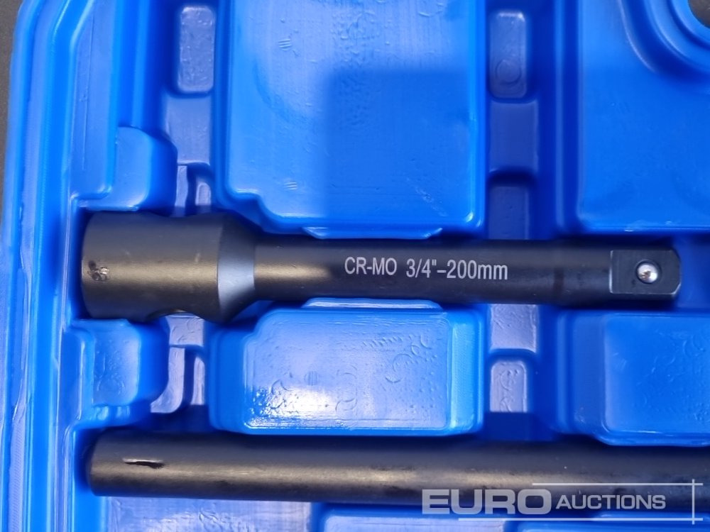 Unused 2025 Boss 3/4" 30pc Heavy Duty Pneumatic Socket Set, 4" Connecting Rod, 8" Connecting Rod, Ratchet Wrench, 20" Sliding Rod, 18" Bending Rod Universal Coupling, Adapter1-3/4" - Werkstattgerät: das Bild 5 Unused 2025 Boss 3/4" 30pc Heavy Duty Pneumatic Socket Set, 4" Connecting Rod, 8" Connecting Rod, Ratchet Wrench, 20" Sliding Rod, 18" Bending Rod Universal Coupling, Adapter1-3/4" - Werkstattgerät: das Bild 5