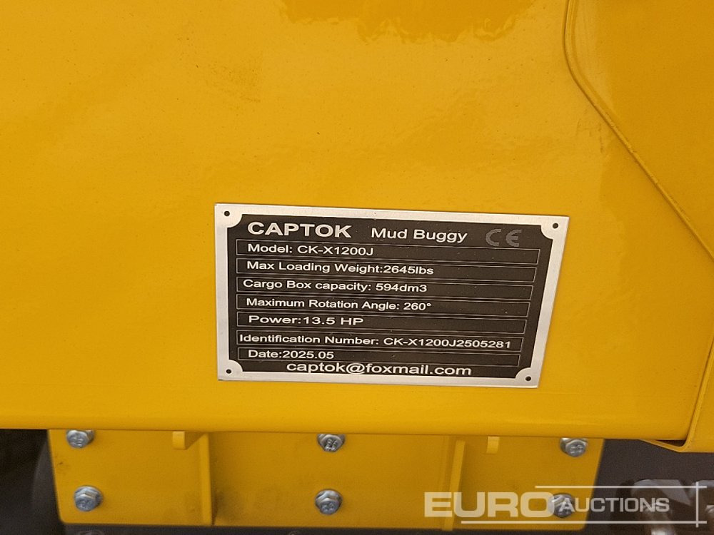 Raupendumper Unused 2025 Captok CK1200: das Bild 35