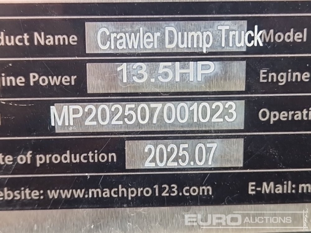 Raupendumper Unused 2025 Machpro MP-S750: das Bild 41