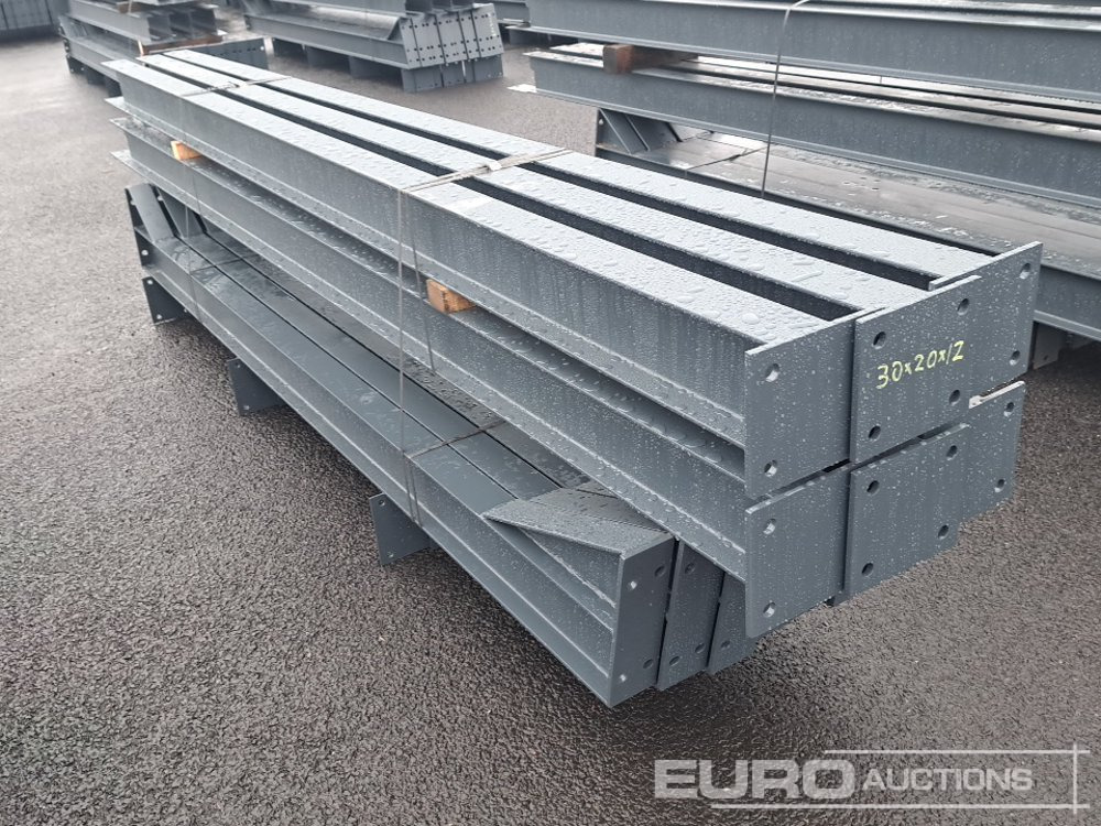 Unused 30' x 20' x 12' Steel Frame Building, 12.5 Roof Pitch, Purlin Cleats - Wohncontainer: das Bild 2 Unused 30' x 20' x 12' Steel Frame Building, 12.5 Roof Pitch, Purlin Cleats - Wohncontainer: das Bild 2
