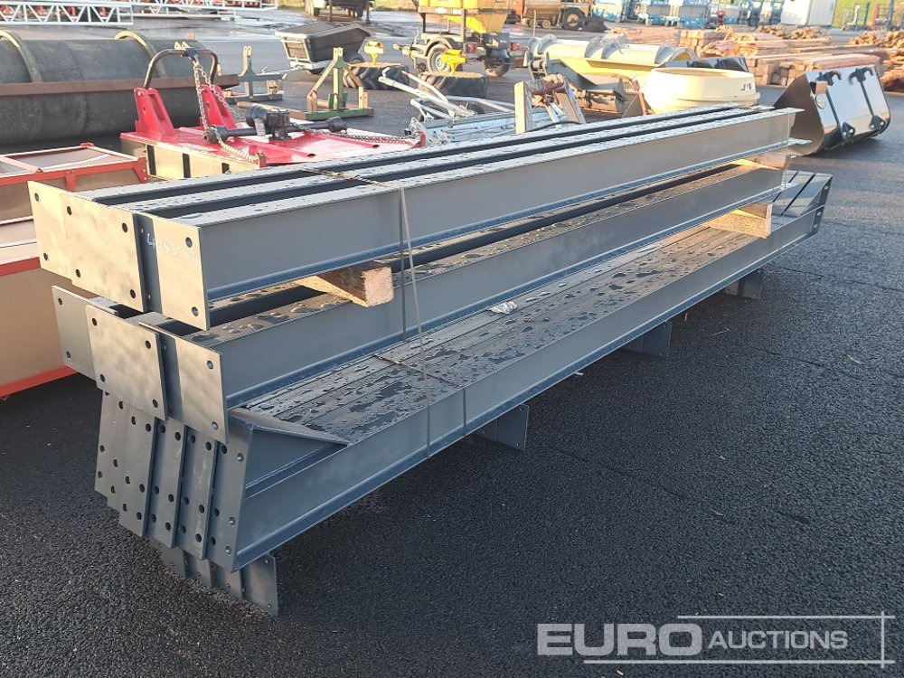 Unused 40' x 30' x 13' Steel Frame Building, 12.5 Roof Pitch, Purlin Cleats - Wohncontainer: das Bild 1 Unused 40' x 30' x 13' Steel Frame Building, 12.5 Roof Pitch, Purlin Cleats - Wohncontainer: das Bild 1
