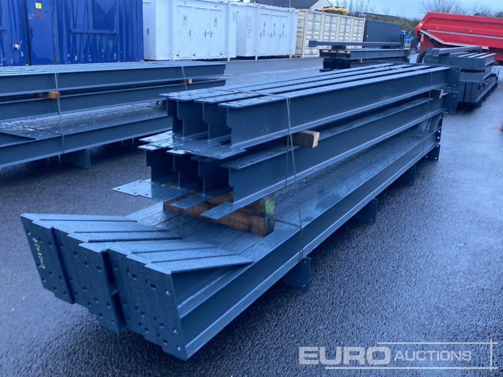 Unused 60' x 30' x 13' Steel Frame Building, 12.5 Roof Pitch, Purlin Cleats - Wohncontainer: das Bild 4 Unused 60' x 30' x 13' Steel Frame Building, 12.5 Roof Pitch, Purlin Cleats - Wohncontainer: das Bild 4