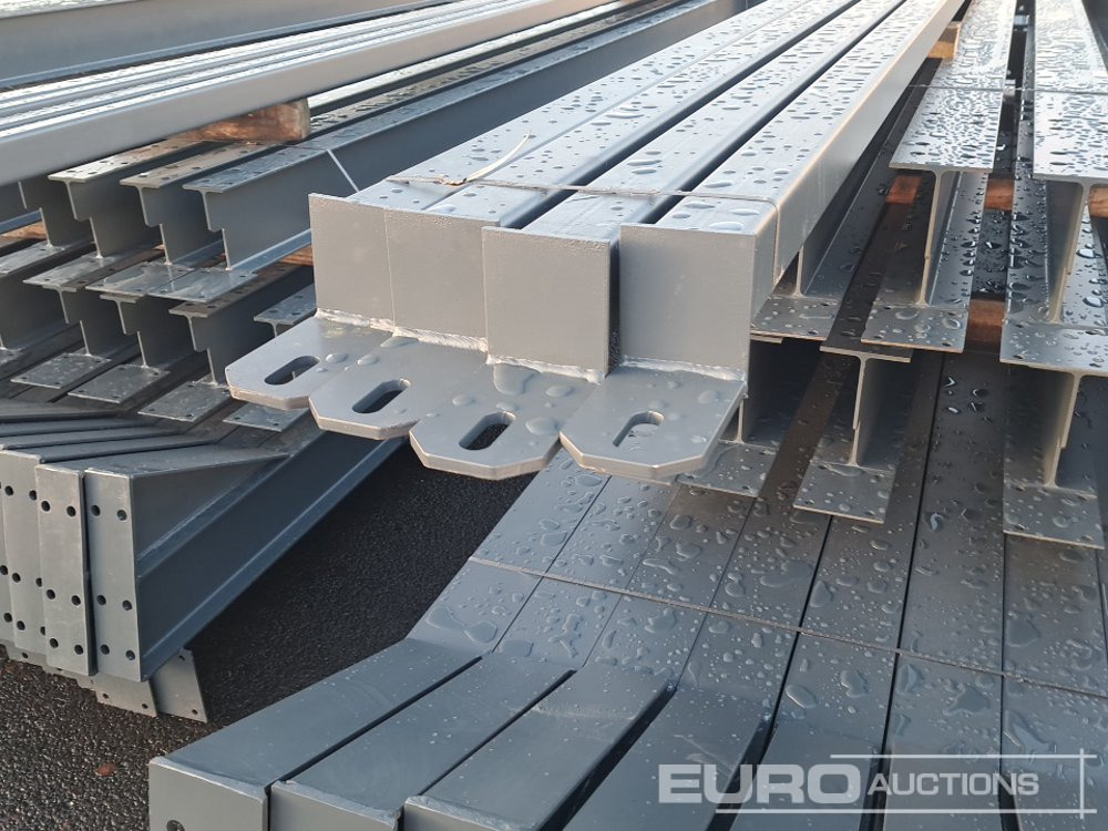 Unused 80' x 50' x 16.5' Steel Frame Building, 12.5 Roof Pitch, Purlin Cleats, Roof Bracing - Wohncontainer: das Bild 5 Unused 80' x 50' x 16.5' Steel Frame Building, 12.5 Roof Pitch, Purlin Cleats, Roof Bracing - Wohncontainer: das Bild 5