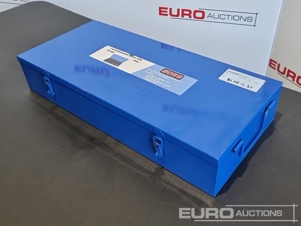 Unused Boss 1" 21pc Pneumatic Socket Set, 8" Impact Extension Bar, Universal Joint, Quick Release Ratchet Handle, 20" T-sliding Bar - Werkstattgerät: das Bild 3 Unused Boss 1" 21pc Pneumatic Socket Set, 8" Impact Extension Bar, Universal Joint, Quick Release Ratchet Handle, 20" T-sliding Bar - Werkstattgerät: das Bild 3