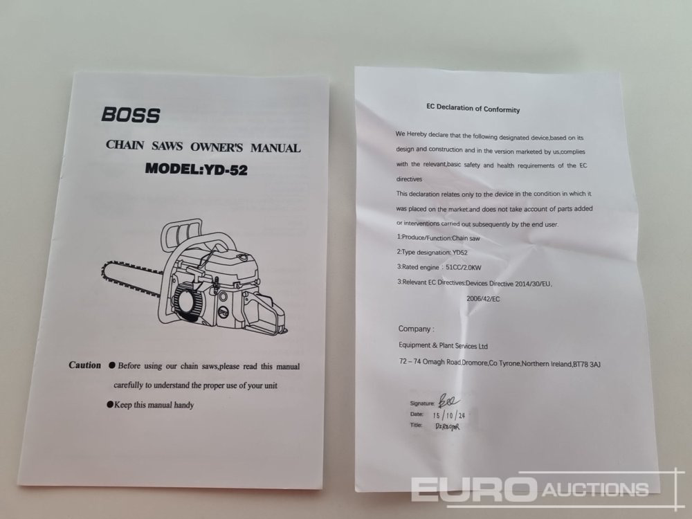 Baugeräte Unused Boss YD-52: das Bild 31