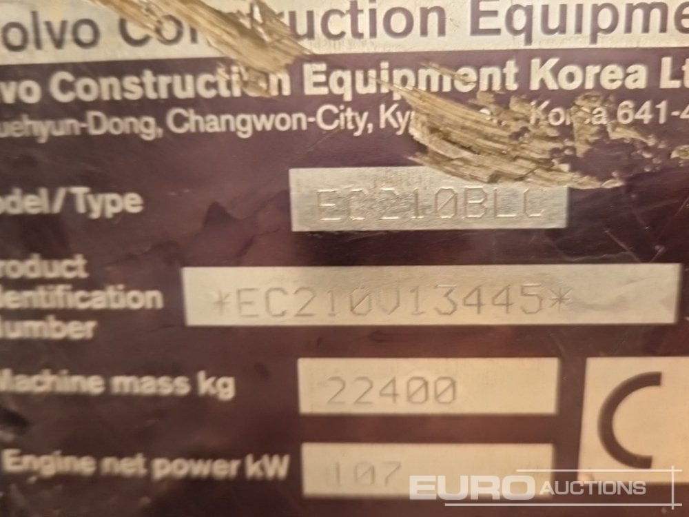 Kettenbagger Volvo EC210BLC: das Bild 44