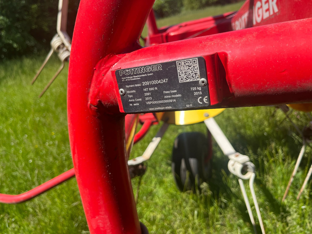 Voltafieno usato Pottinger Hit 690 N - Heuwender/ Wenderechen: das Bild 5 Voltafieno usato Pottinger Hit 690 N - Heuwender/ Wenderechen: das Bild 5