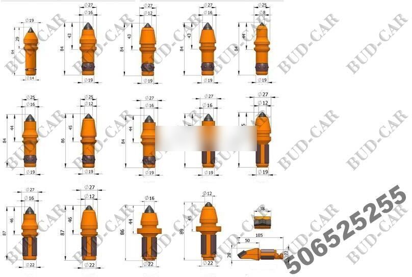 Ersatzteile für Kaltfräse neu kaufen New węglikiem spiekanym Rock Combo for asphalt milling machine: das Bild 9 Ersatzteile für Kaltfräse neu kaufen New węglikiem spiekanym Rock Combo for asphalt milling machine: das Bild 9