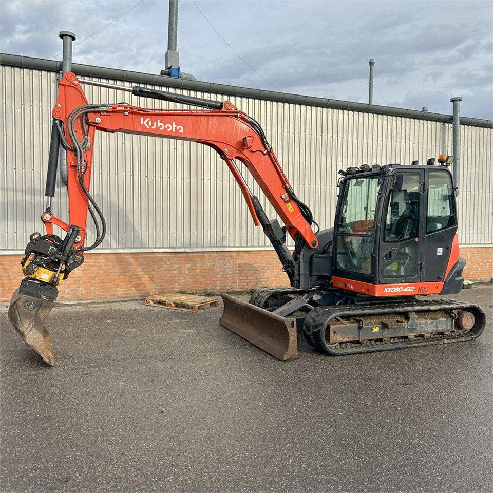 Kubota KX080-4 A2 - Minibagger: das Bild 2 Kubota KX080-4 A2 - Minibagger: das Bild 2