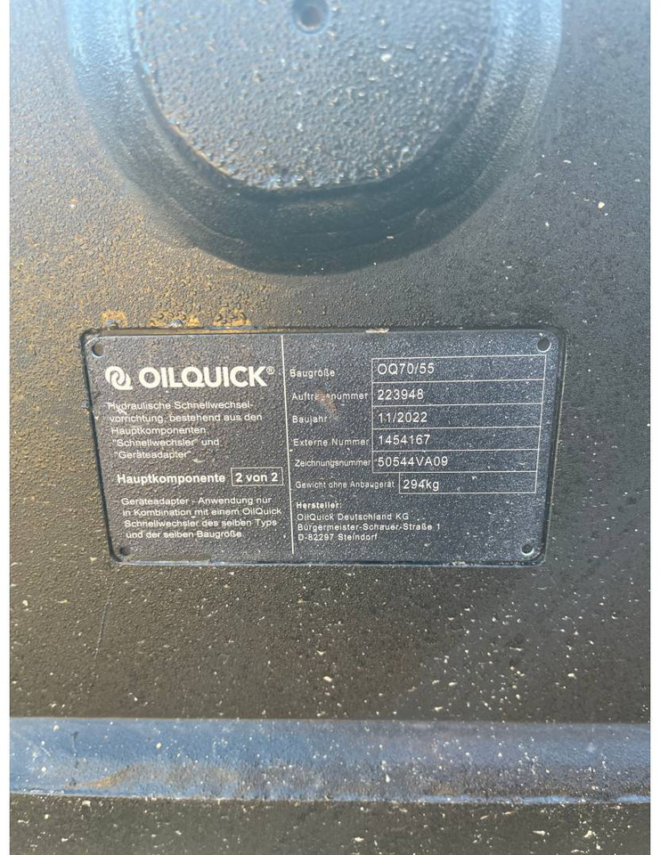 OILQUICK DEUTSCHLAND GMBH OQ70/55 - Schnellwechsler für Baumaschine: das Bild 3 OILQUICK DEUTSCHLAND GMBH OQ70/55 - Schnellwechsler für Baumaschine: das Bild 3