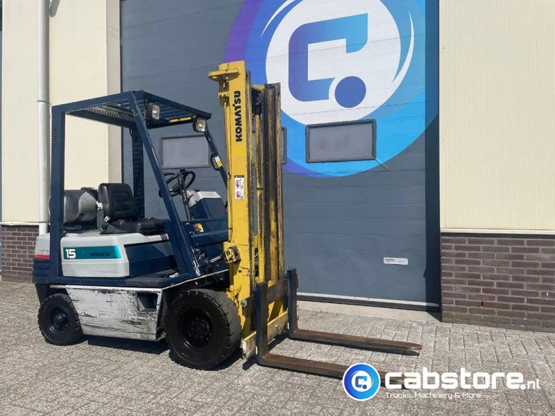 Komatsu FG15H-15 GAS LPG - Year 1992 - Heftruck - Gabelstapler - Forklift - Hours 5420 - Gabelstapler: das Bild 5 Komatsu FG15H-15 GAS LPG - Year 1992 - Heftruck - Gabelstapler - Forklift - Hours 5420 - Gabelstapler: das Bild 5