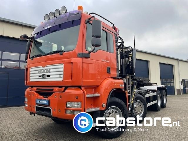 MAN TGA 41.440 8X4 BB Palfinger Epsilon Z-Kraan bouwjaar 2011 + NCH 30 Ton's Kabel-containersyteem - Handgeschakeld - Bouwjaar 2007 - Km 582.782 - Seil Abrollkipper, Autokran: das Bild 2 MAN TGA 41.440 8X4 BB Palfinger Epsilon Z-Kraan bouwjaar 2011 + NCH 30 Ton's Kabel-containersyteem - Handgeschakeld - Bouwjaar 2007 - Km 582.782 - Seil Abrollkipper, Autokran: das Bild 2