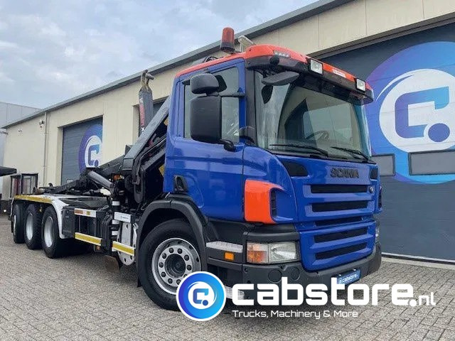 Scania P380 LB 8x4*4 HNA Euro 5 - HIAB 211 E-3 Hipro Crane with remote control + Multilift XR26S61 Hooklift - Year 2009 - Km 336.501 !! - Good condition - Abrollkipper, Autokran: das Bild 3 Scania P380 LB 8x4*4 HNA Euro 5 - HIAB 211 E-3 Hipro Crane with remote control + Multilift XR26S61 Hooklift - Year 2009 - Km 336.501 !! - Good condition - Abrollkipper, Autokran: das Bild 3