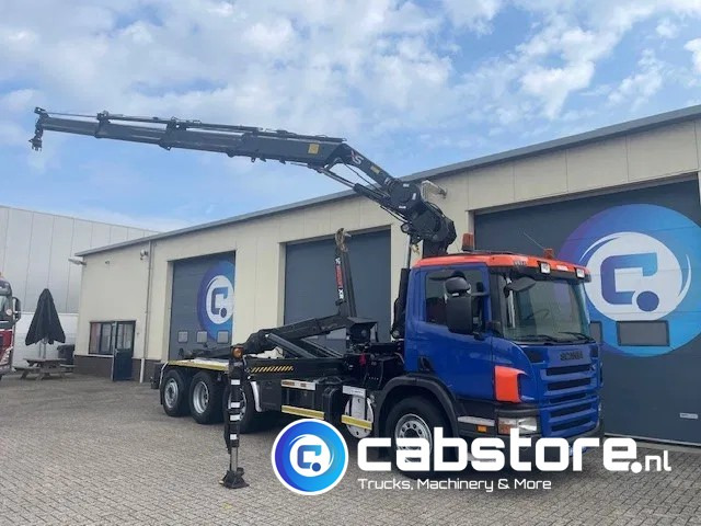 Scania P380 LB 8x4*4 HNA Euro 5 - HIAB 211 E-3 Hipro Crane with remote control + Multilift XR26S61 Hooklift - Year 2009 - Km 336.501 !! - Good condition - Autokran: das Bild 1 Scania P380 LB 8x4*4 HNA Euro 5 - HIAB 211 E-3 Hipro Crane with remote control + Multilift XR26S61 Hooklift - Year 2009 - Km 336.501 !! - Good condition - Autokran: das Bild 1