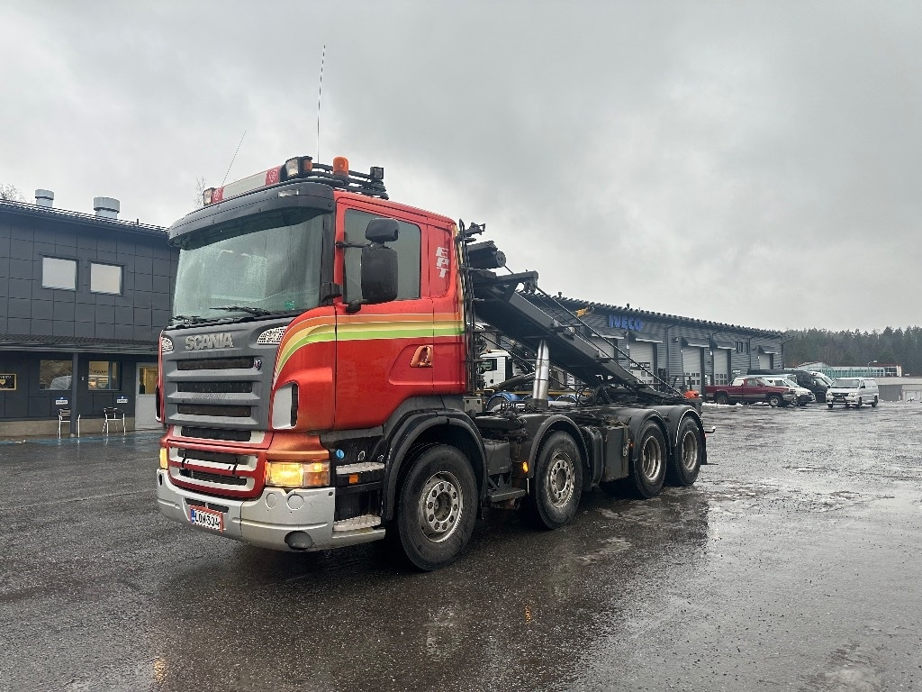 Scania R500 8X4 - Seil Abrollkipper: das Bild 1 Scania R500 8X4 - Seil Abrollkipper: das Bild 1