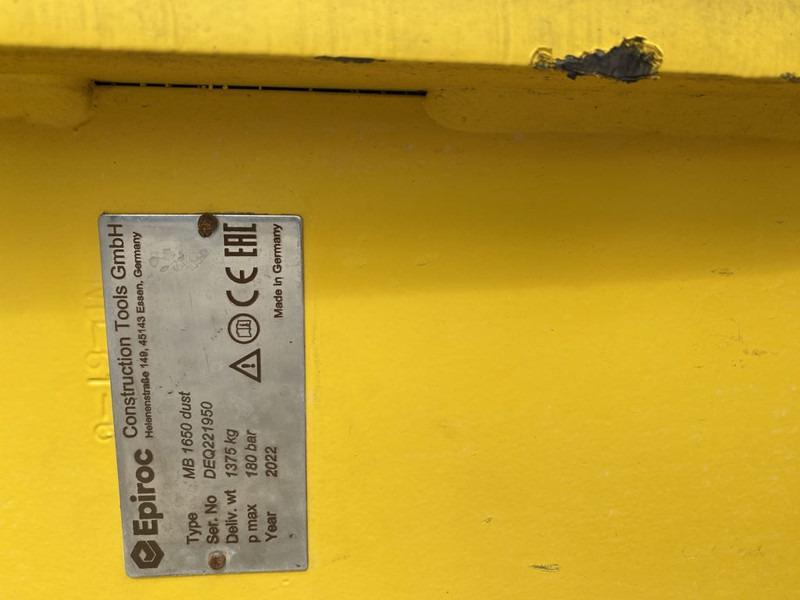 Epiroc MB1650D - Hydraulikhammer für Baumaschine: das Bild 2 Epiroc MB1650D - Hydraulikhammer für Baumaschine: das Bild 2