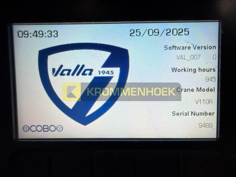 Minikran Valla V 110 R: das Bild 7 Minikran Valla V 110 R: das Bild 7