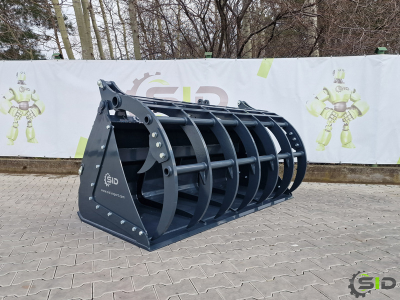 SID GREIFSCHAUFEL XXL GEBRANNTE ZINKEN / BMS Godet Crocodile / Grab bucket crocodile 2,2 - Zweischalengreifer für Ladeschaufel: das Bild 1 SID GREIFSCHAUFEL XXL GEBRANNTE ZINKEN / BMS Godet Crocodile / Grab bucket crocodile 2,2 - Zweischalengreifer für Ladeschaufel: das Bild 1
