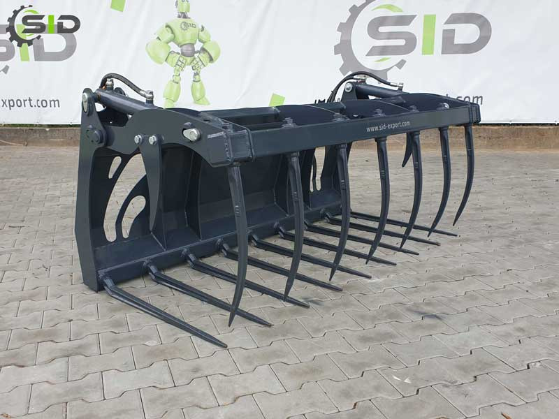 SID KROKODYL / KROKODILZANGE / Fourche crocodile / Muck Fork With Top Grab 1,0 m - Gabel für Greifer: das Bild 1 SID KROKODYL / KROKODILZANGE / Fourche crocodile / Muck Fork With Top Grab 1,0 m - Gabel für Greifer: das Bild 1