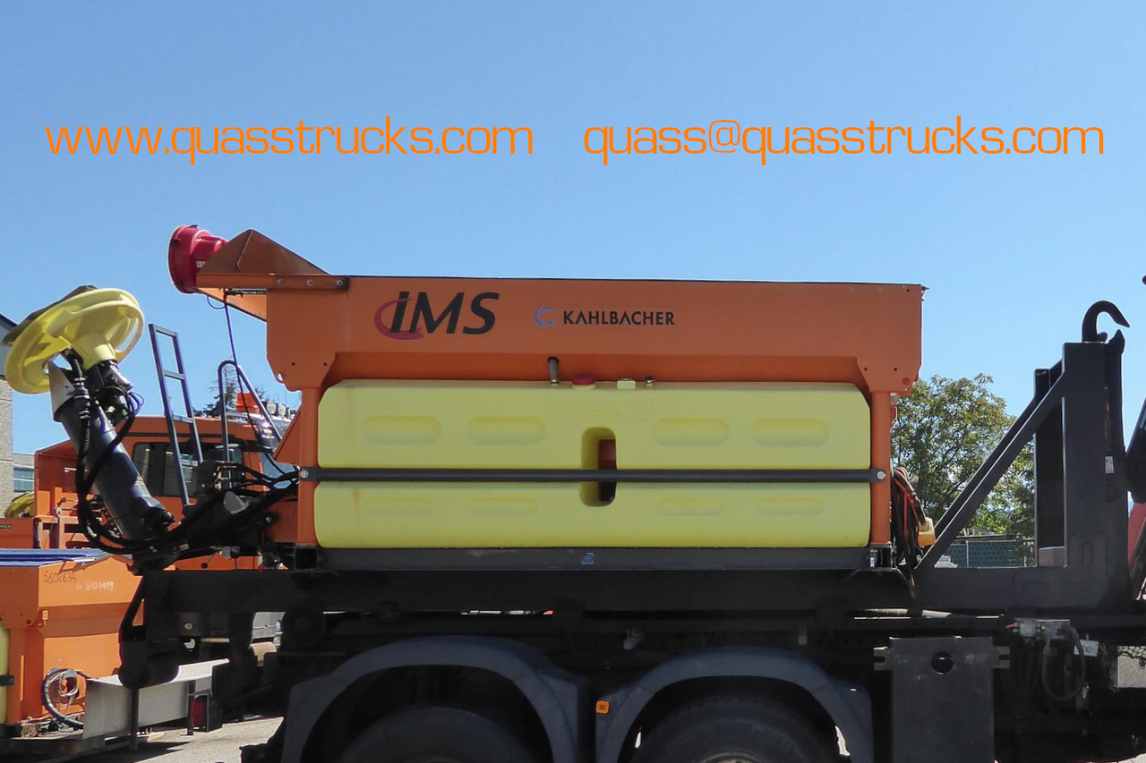 KÜPPER-WEISSER /GMEINER/BUCHER Feuchtsalzstreuer Salzstreuer Streuer auf Abrollgestell - Abrollkipper: das Bild 3 KÜPPER-WEISSER /GMEINER/BUCHER Feuchtsalzstreuer Salzstreuer Streuer auf Abrollgestell - Abrollkipper: das Bild 3