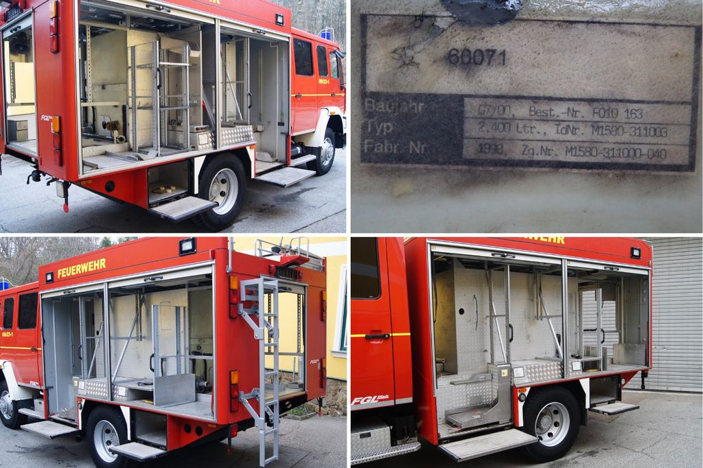 Feuerwehrfahrzeug MAN 14.224 L80 4x4 /METZ TLF 16/25 Feuerwehr: das Bild 14