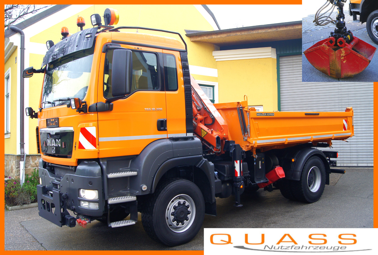 MAN TGS 18.320 BL 4x4/ TÜV/ ATLAS 65.2/ MEILLER/Winterdienst - Autokran: das Bild 1 MAN TGS 18.320 BL 4x4/ TÜV/ ATLAS 65.2/ MEILLER/Winterdienst - Autokran: das Bild 1