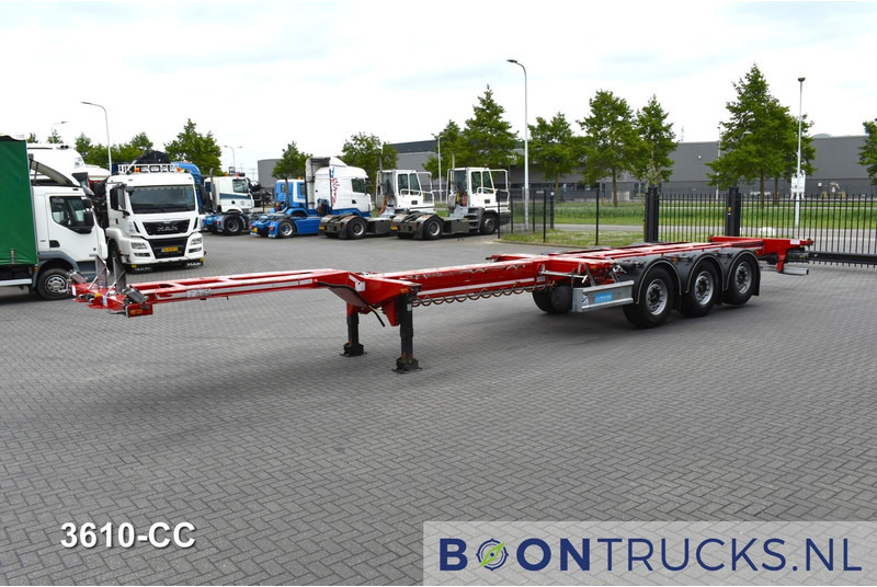 D-Tec FLEXITRAILER | 2x20-30-40-45ft HC * 2x LIFT AXLE * 2x EXTENDABLE * DISC BRAKES - Container/ Wechselfahrgestell Auflieger: das Bild 5 D-Tec FLEXITRAILER | 2x20-30-40-45ft HC * 2x LIFT AXLE * 2x EXTENDABLE * DISC BRAKES - Container/ Wechselfahrgestell Auflieger: das Bild 5