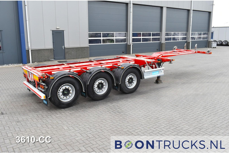 D-Tec FLEXITRAILER | 2x20-30-40-45ft HC * 2x LIFT AXLE * 2x EXTENDABLE * DISC BRAKES - Container/ Wechselfahrgestell Auflieger: das Bild 1 D-Tec FLEXITRAILER | 2x20-30-40-45ft HC * 2x LIFT AXLE * 2x EXTENDABLE * DISC BRAKES - Container/ Wechselfahrgestell Auflieger: das Bild 1