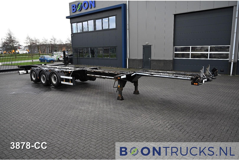 D-Tec FLEXITRAILER LS | 2x20-30-40-45ft HC * 2x LIFT AXLE * BPW / DISC * 2x EXTENDABLE - Container/ Wechselfahrgestell Auflieger: das Bild 4 D-Tec FLEXITRAILER LS | 2x20-30-40-45ft HC * 2x LIFT AXLE * BPW / DISC * 2x EXTENDABLE - Container/ Wechselfahrgestell Auflieger: das Bild 4