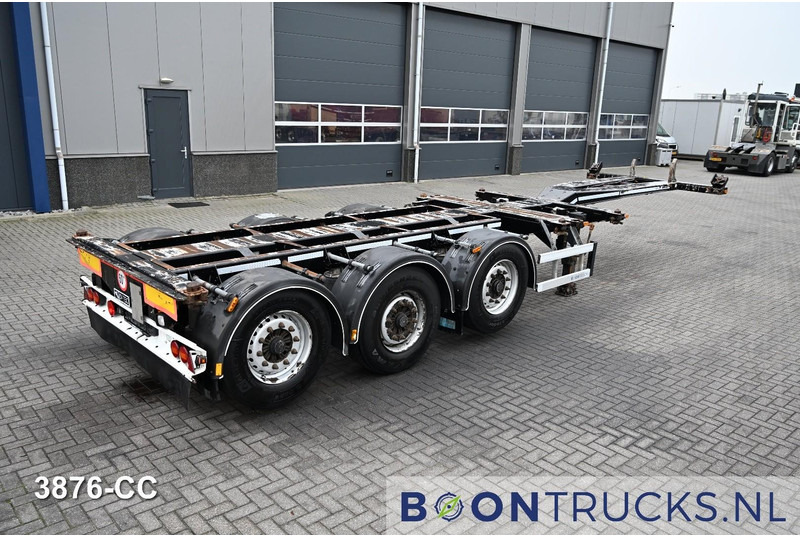 D-Tec FLEXITRAILER LS | 2x20-30-40-45ft HC * 2x LIFT AXLE * BPW / DISC * 2x EXTENDABLE - Container/ Wechselfahrgestell Auflieger: das Bild 1 D-Tec FLEXITRAILER LS | 2x20-30-40-45ft HC * 2x LIFT AXLE * BPW / DISC * 2x EXTENDABLE - Container/ Wechselfahrgestell Auflieger: das Bild 1