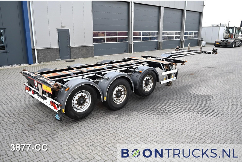 D-Tec FLEXITRAILER LS | 2x20-30-40-45ft HC * 2x LIFT AXLE * BPW / DISC * 2x EXTENDABLE - Container/ Wechselfahrgestell Auflieger: das Bild 1 D-Tec FLEXITRAILER LS | 2x20-30-40-45ft HC * 2x LIFT AXLE * BPW / DISC * 2x EXTENDABLE - Container/ Wechselfahrgestell Auflieger: das Bild 1