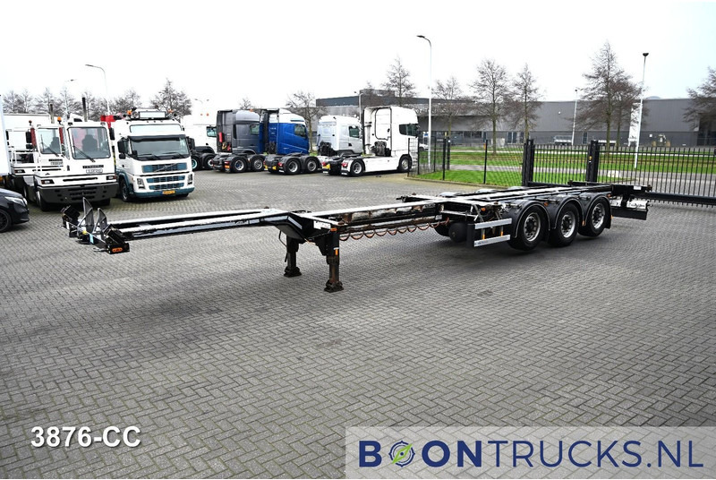 D-Tec FLEXITRAILER LS | 2x20-30-40-45ft HC * 2x LIFT AXLE * BPW / DISC * 2x EXTENDABLE - Container/ Wechselfahrgestell Auflieger: das Bild 5 D-Tec FLEXITRAILER LS | 2x20-30-40-45ft HC * 2x LIFT AXLE * BPW / DISC * 2x EXTENDABLE - Container/ Wechselfahrgestell Auflieger: das Bild 5