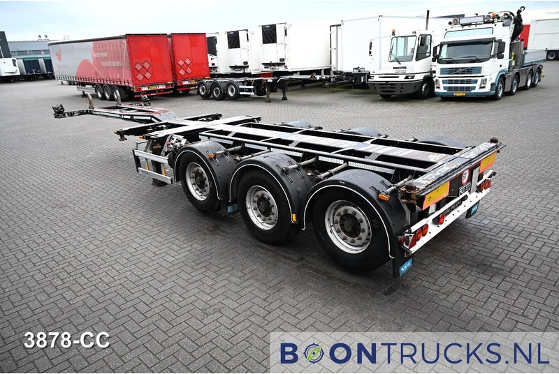 D-Tec FLEXITRAILER LS | 2x20-30-40-45ft HC * 2x LIFT AXLE * BPW / DISC * 2x EXTENDABLE - Container/ Wechselfahrgestell Auflieger: das Bild 3 D-Tec FLEXITRAILER LS | 2x20-30-40-45ft HC * 2x LIFT AXLE * BPW / DISC * 2x EXTENDABLE - Container/ Wechselfahrgestell Auflieger: das Bild 3