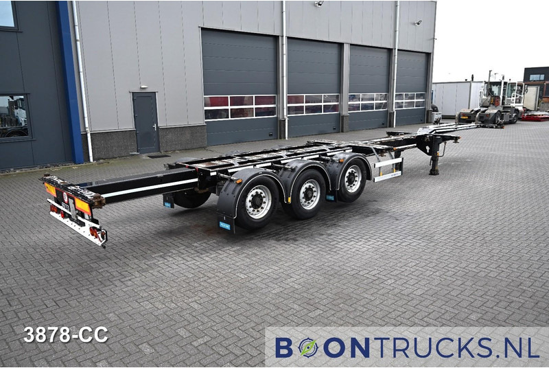 D-Tec FLEXITRAILER LS | 2x20-30-40-45ft HC * 2x LIFT AXLE * BPW / DISC * 2x EXTENDABLE - Container/ Wechselfahrgestell Auflieger: das Bild 2 D-Tec FLEXITRAILER LS | 2x20-30-40-45ft HC * 2x LIFT AXLE * BPW / DISC * 2x EXTENDABLE - Container/ Wechselfahrgestell Auflieger: das Bild 2