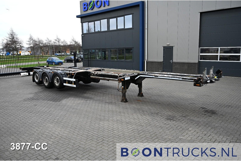 D-Tec FLEXITRAILER LS | 2x20-30-40-45ft HC * 2x LIFT AXLE * BPW / DISC * 2x EXTENDABLE - Container/ Wechselfahrgestell Auflieger: das Bild 4 D-Tec FLEXITRAILER LS | 2x20-30-40-45ft HC * 2x LIFT AXLE * BPW / DISC * 2x EXTENDABLE - Container/ Wechselfahrgestell Auflieger: das Bild 4