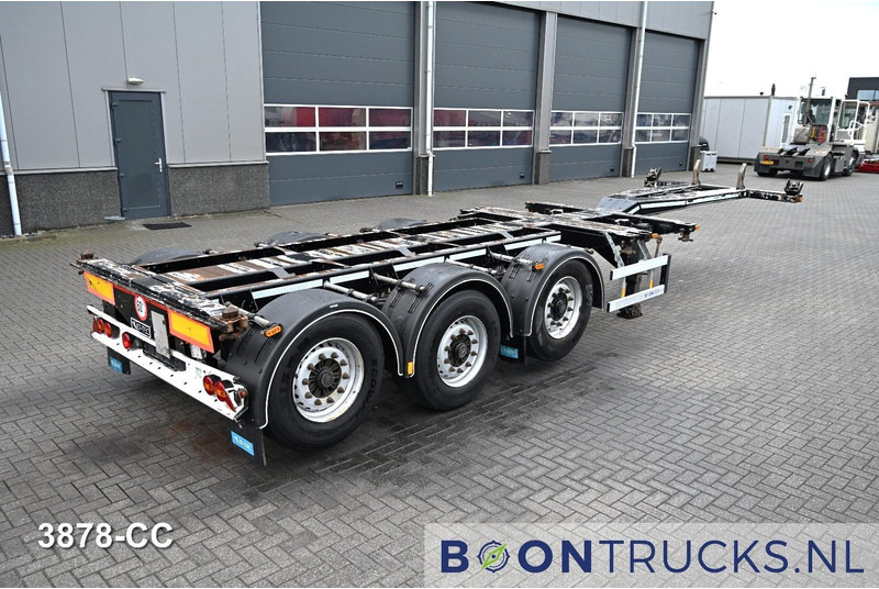 D-Tec FLEXITRAILER LS | 2x20-30-40-45ft HC * 2x LIFT AXLE * BPW / DISC * 2x EXTENDABLE - Container/ Wechselfahrgestell Auflieger: das Bild 1 D-Tec FLEXITRAILER LS | 2x20-30-40-45ft HC * 2x LIFT AXLE * BPW / DISC * 2x EXTENDABLE - Container/ Wechselfahrgestell Auflieger: das Bild 1
