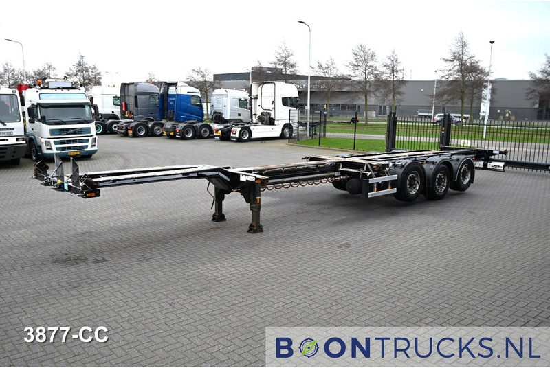 D-Tec FLEXITRAILER LS | 2x20-30-40-45ft HC * 2x LIFT AXLE * BPW / DISC * 2x EXTENDABLE - Container/ Wechselfahrgestell Auflieger: das Bild 5 D-Tec FLEXITRAILER LS | 2x20-30-40-45ft HC * 2x LIFT AXLE * BPW / DISC * 2x EXTENDABLE - Container/ Wechselfahrgestell Auflieger: das Bild 5