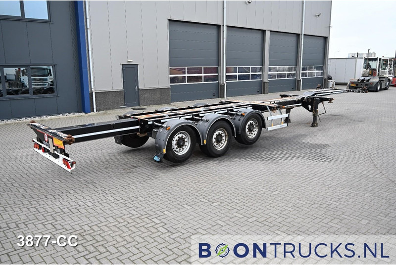 D-Tec FLEXITRAILER LS | 2x20-30-40-45ft HC * 2x LIFT AXLE * BPW / DISC * 2x EXTENDABLE - Container/ Wechselfahrgestell Auflieger: das Bild 2 D-Tec FLEXITRAILER LS | 2x20-30-40-45ft HC * 2x LIFT AXLE * BPW / DISC * 2x EXTENDABLE - Container/ Wechselfahrgestell Auflieger: das Bild 2