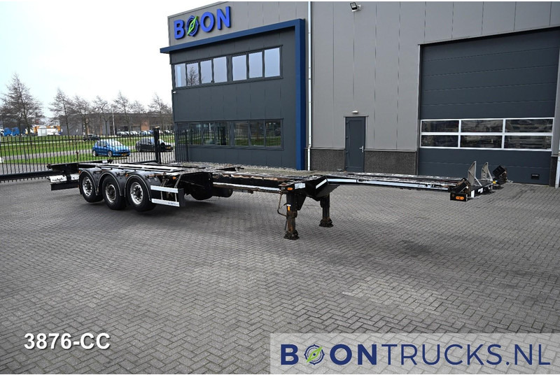 D-Tec FLEXITRAILER LS | 2x20-30-40-45ft HC * 2x LIFT AXLE * BPW / DISC * 2x EXTENDABLE - Container/ Wechselfahrgestell Auflieger: das Bild 4 D-Tec FLEXITRAILER LS | 2x20-30-40-45ft HC * 2x LIFT AXLE * BPW / DISC * 2x EXTENDABLE - Container/ Wechselfahrgestell Auflieger: das Bild 4