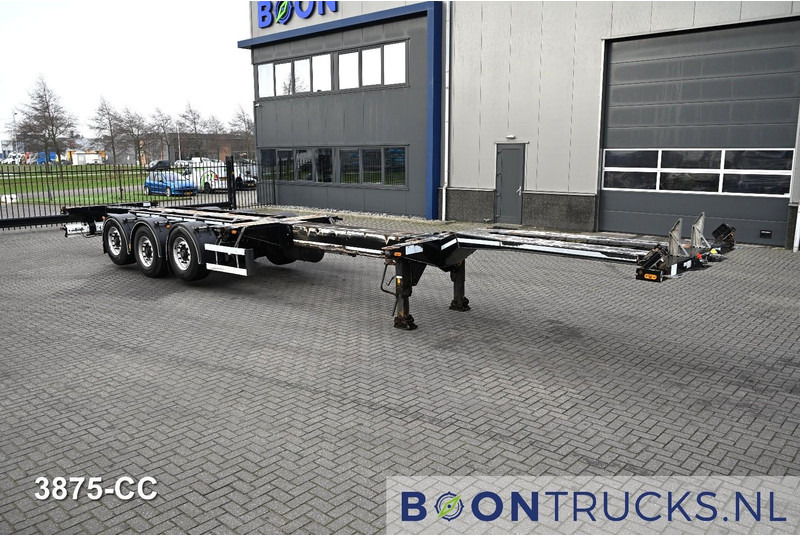D-Tec FLEXITRAILER LS | 2x20-30-40-45ft HC * 2x LIFTAS * BPW / SCHIJF * APK 01-2027 - Container/ Wechselfahrgestell Auflieger: das Bild 5 D-Tec FLEXITRAILER LS | 2x20-30-40-45ft HC * 2x LIFTAS * BPW / SCHIJF * APK 01-2027 - Container/ Wechselfahrgestell Auflieger: das Bild 5