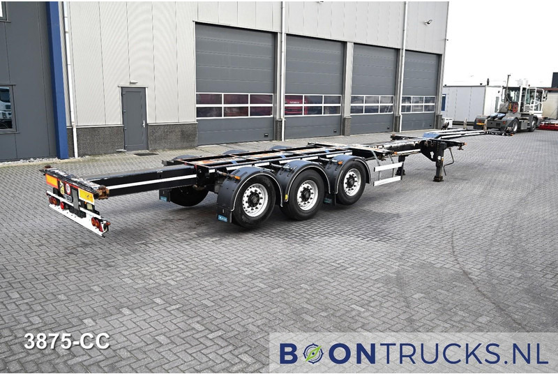 D-Tec FLEXITRAILER LS | 2x20-30-40-45ft HC * 2x LIFTAS * BPW / SCHIJF * APK 01-2027 - Container/ Wechselfahrgestell Auflieger: das Bild 2 D-Tec FLEXITRAILER LS | 2x20-30-40-45ft HC * 2x LIFTAS * BPW / SCHIJF * APK 01-2027 - Container/ Wechselfahrgestell Auflieger: das Bild 2