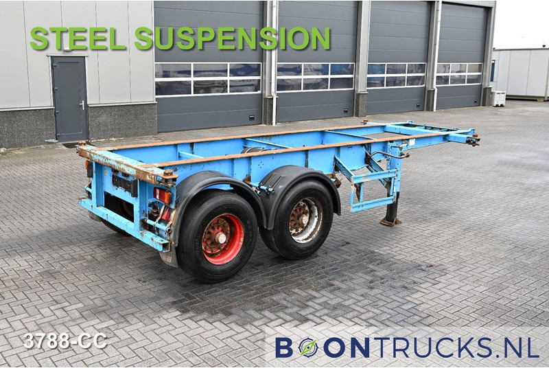 KOHLER CS 20/2 CHASSIS | 20ft * STEEL SUSPENSION * BPW - Container/ Wechselfahrgestell Auflieger: das Bild 1 KOHLER CS 20/2 CHASSIS | 20ft * STEEL SUSPENSION * BPW - Container/ Wechselfahrgestell Auflieger: das Bild 1